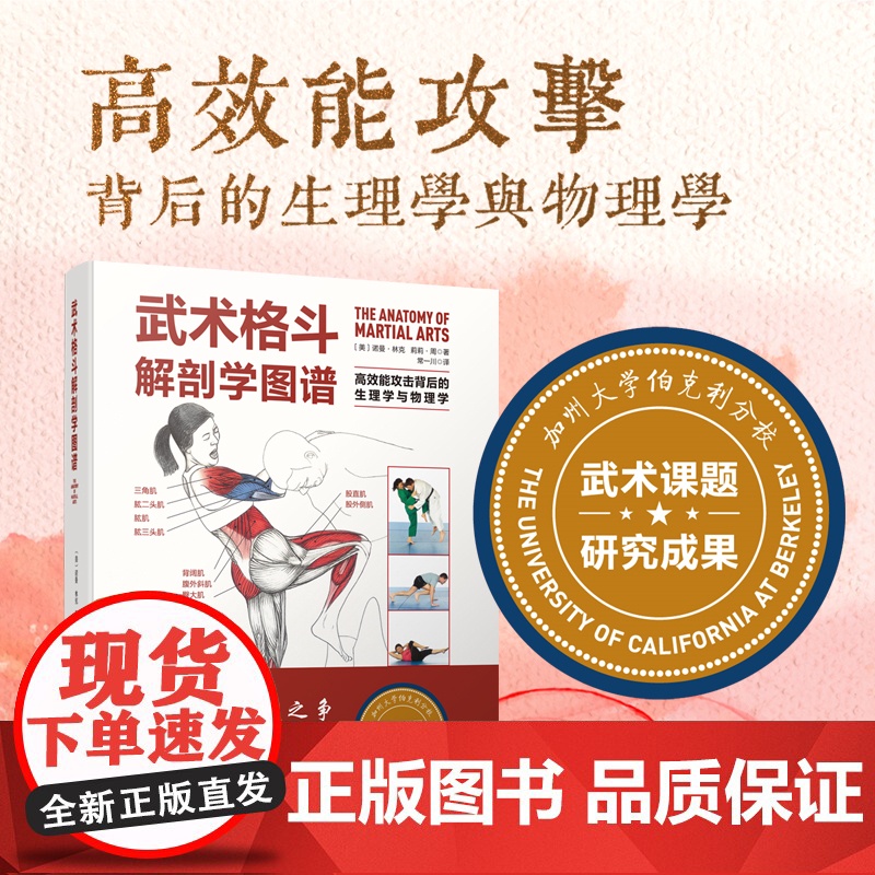 武术格斗解剖学图谱 高效能攻击背后的生理学与物理学 传统武术 合气道 跆拳道 柔道 空手道 泰拳 剑道 北京科学技术高清大图