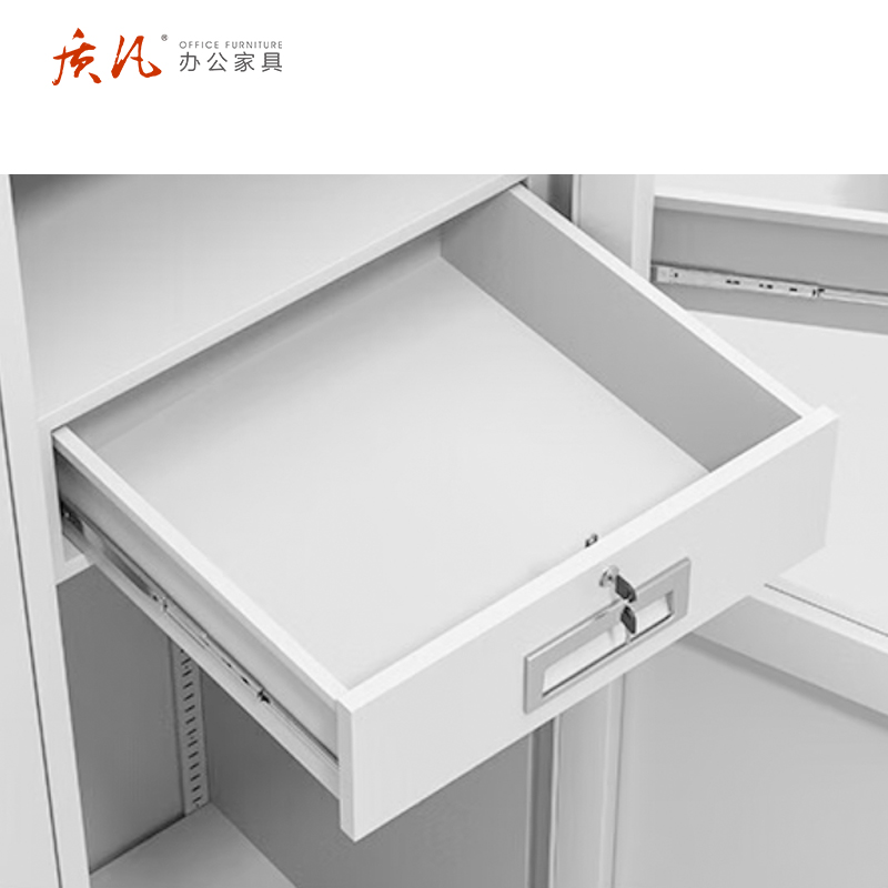 质凡 宿舍衣柜 单门铁皮柜/ZF-NWG001/2000*450*500mm高清大图