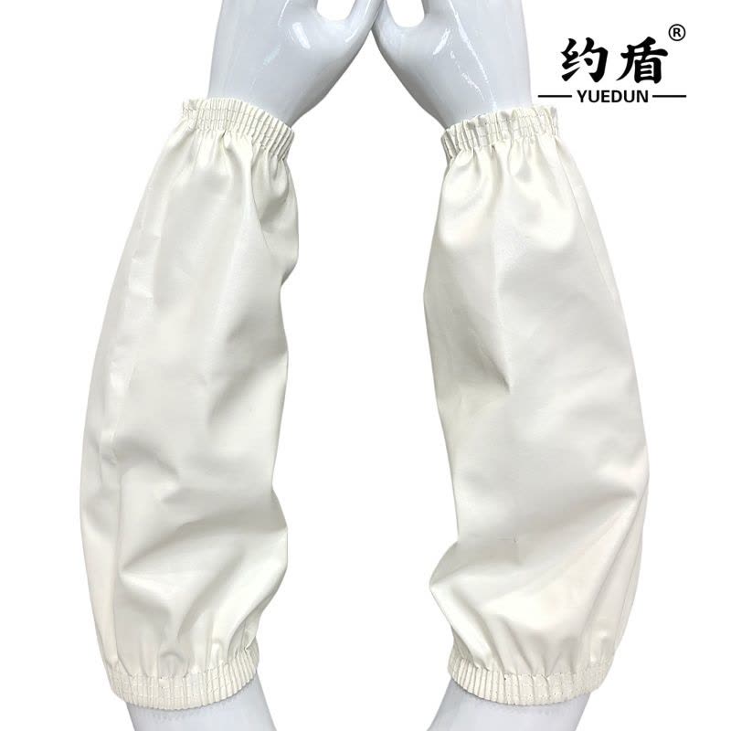 约盾 防水防油工作皮革袖套 C517/双图片