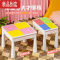 真智力儿童积木桌子椅套装女孩多玩具台3岁6益智动脑大颗粒拼装