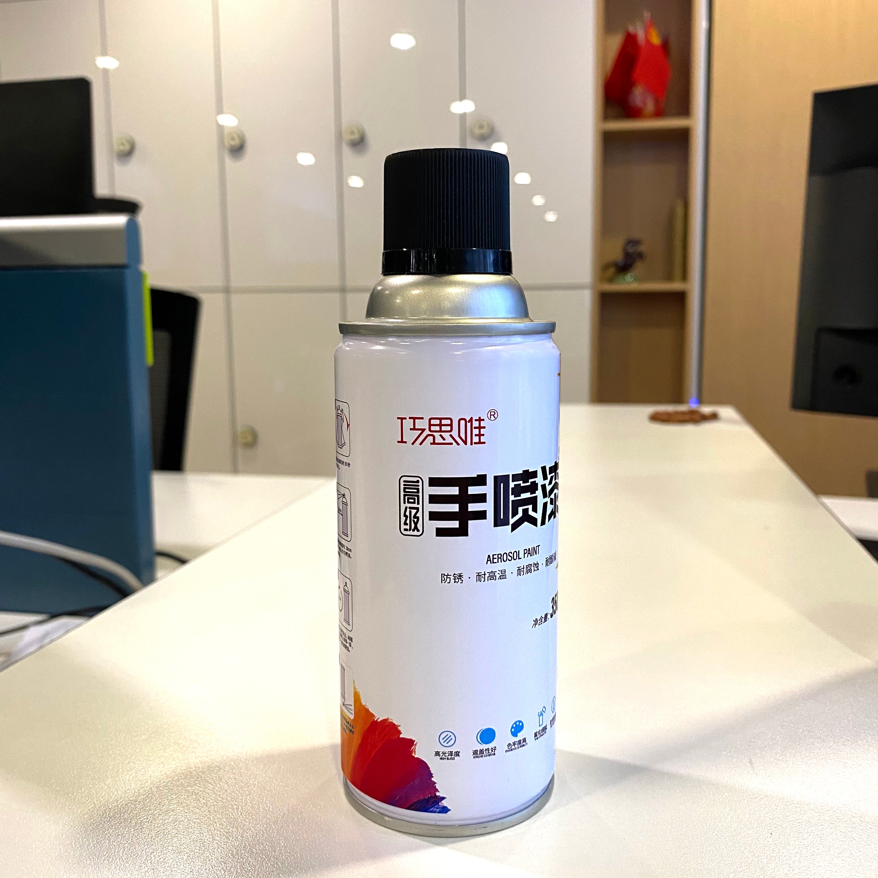巧思唯 自喷漆 黑色 350ml 瓶高清大图