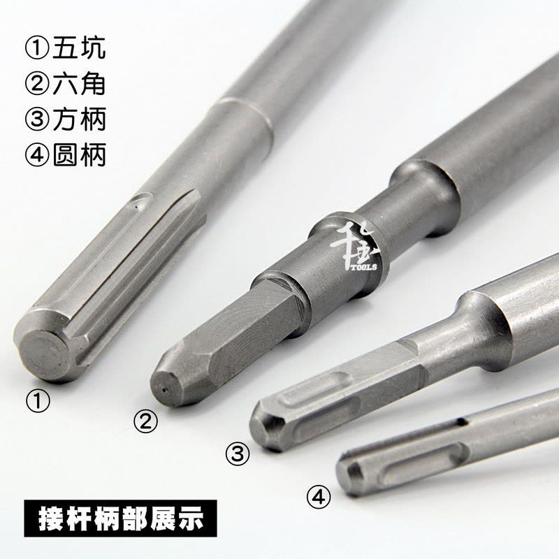 电锤墙壁开孔器空扩孔器套装红砖墙水泥砖墙水泥打孔钻头连接杆图片