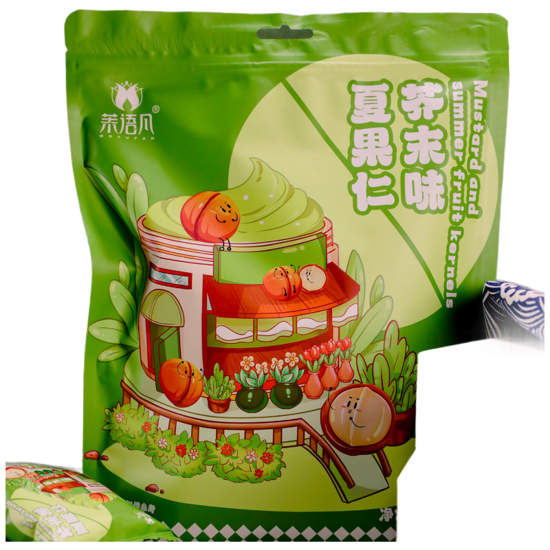 茉语凡 芥末味夏威夷果仁120g/袋 坚果/蜜饯 特色干坚果休闲零食好吃清晰酥脆