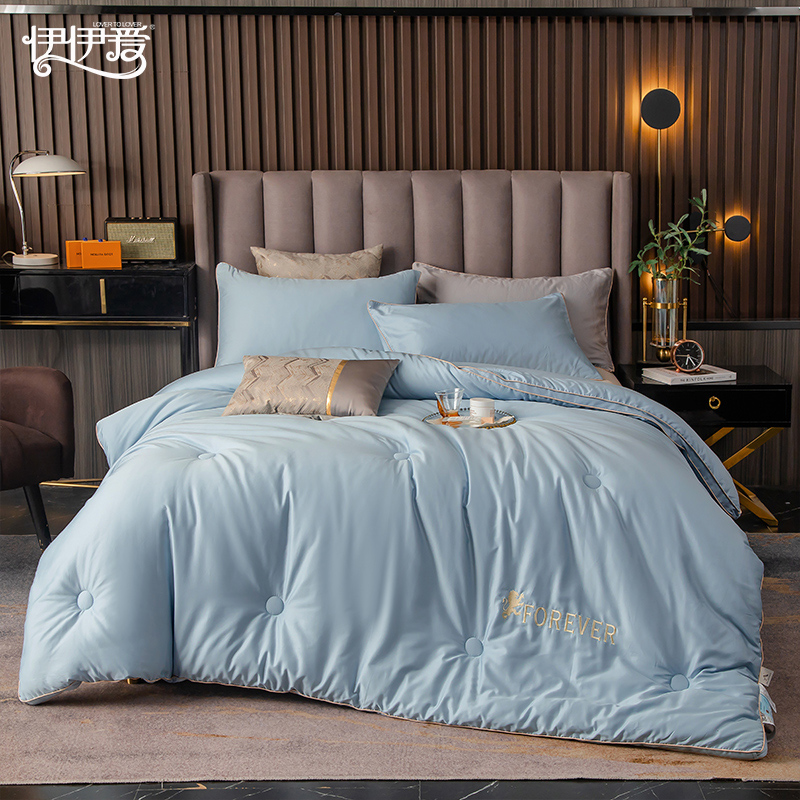 伊伊爱 澳棉100支大豆秋冬被高清大图