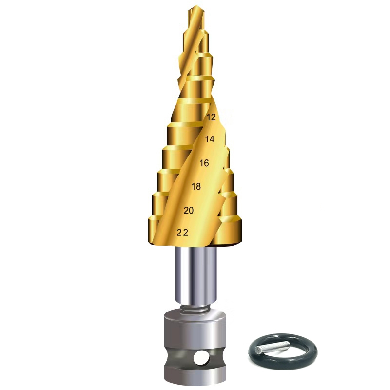 钻头电动扳手钻头理线家木工开孔器风炮转换头阶梯钻头模板金属打孔