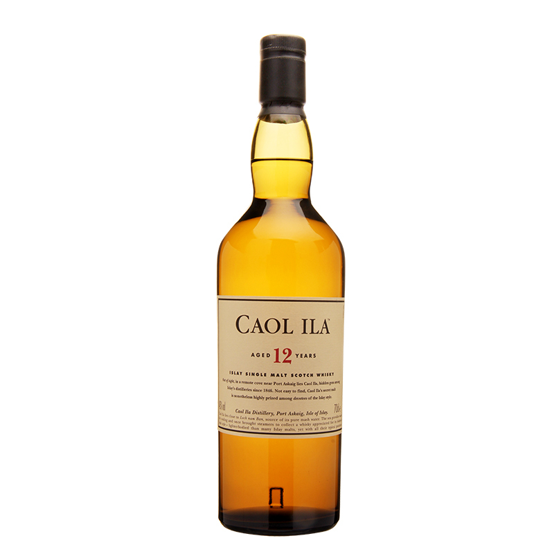 卡尔里拉(Caol Ila)洋酒 12年陈酿艾雷单一麦芽苏格兰威士忌700ml