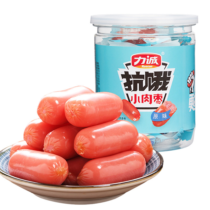 力诚抗饿小肉枣212g休闲食品零食烤肠即食火腿炭烤小香肠烤肠熟食