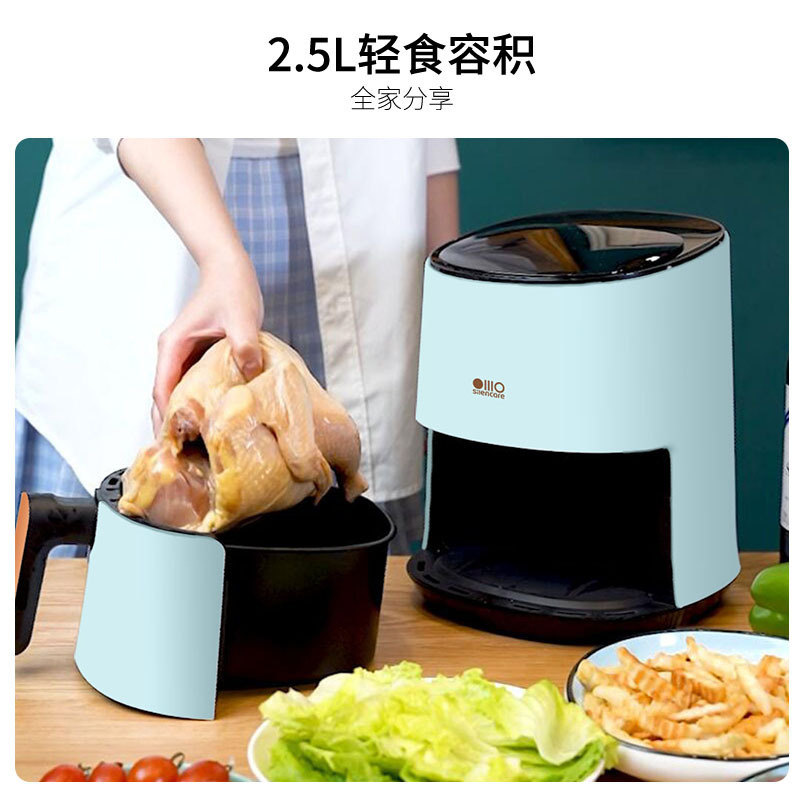 空气炸锅家用 无油烟煎炸 智能触控面板无油煎炸 健康美味