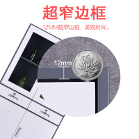 [田珍]拆装文件柜 大器械文件柜 灰套白 文件柜 办公室铁皮柜 套色 窄边文件柜 加厚 资料柜档案资料柜 带锁员工柜