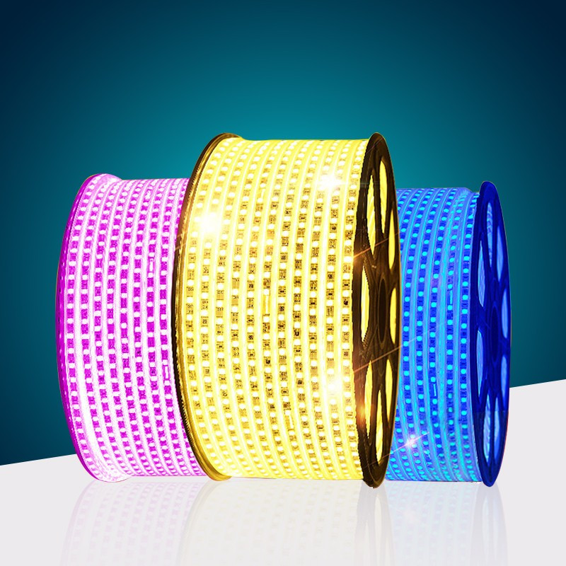 [长虹照明]led灯带 5730高亮防水三色灯带 客厅家用变色超亮长条软灯