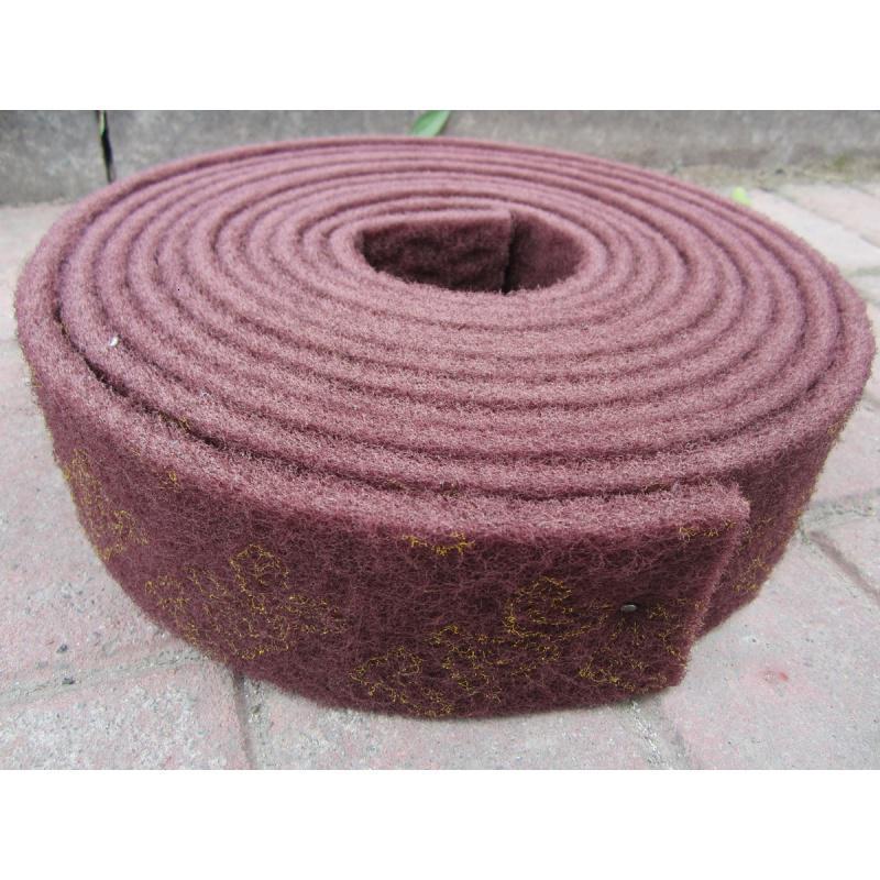 工业百洁布抛光布不锈钢拉丝布除铁锈红卷75cm6米