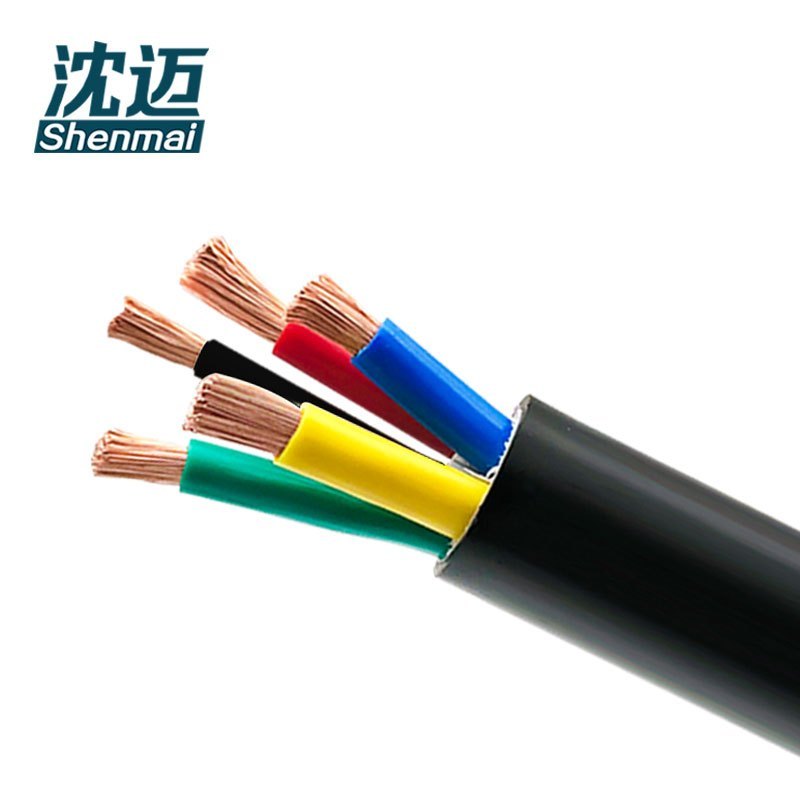 沈迈 铜芯软电线 ZR-YJVR-0.6/1KV-4*25+1*16mm² /米高清大图