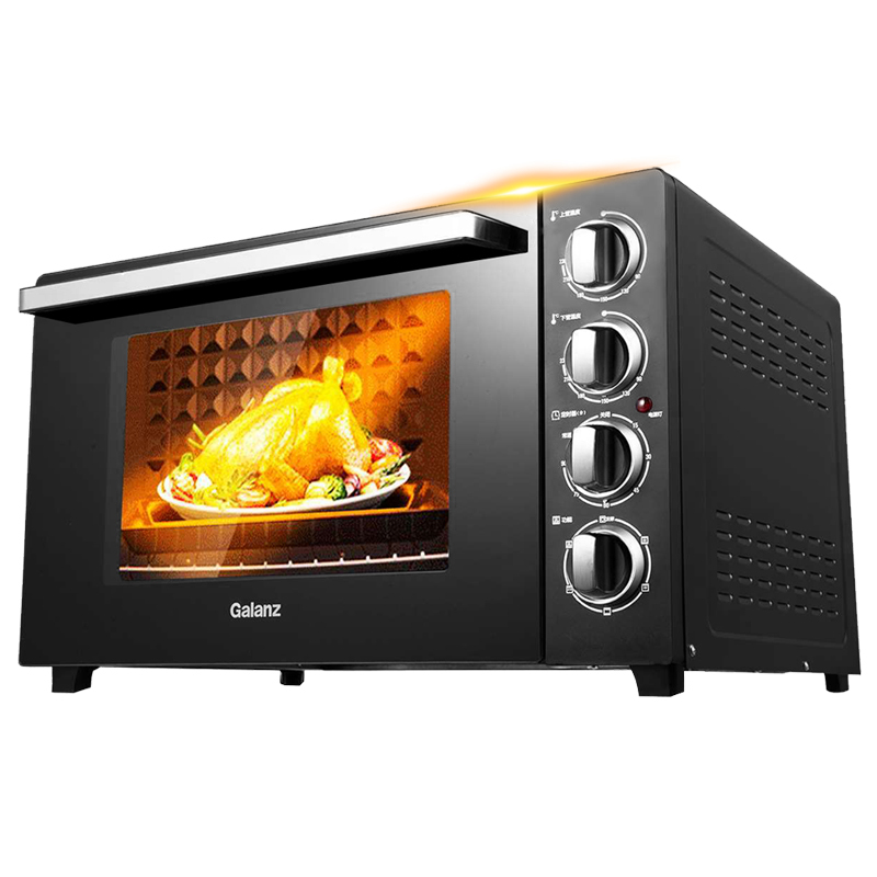 格兰仕电烤箱家用烘焙多功能商用60升l大容量全自动烤大型烤箱黑色60l