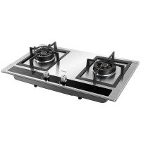 Haier/海尔台嵌两用式燃气灶具JZT-Q880(12T) 不锈钢5.1KW大火力 家用天然气灶双灶 嵌入式 台式
