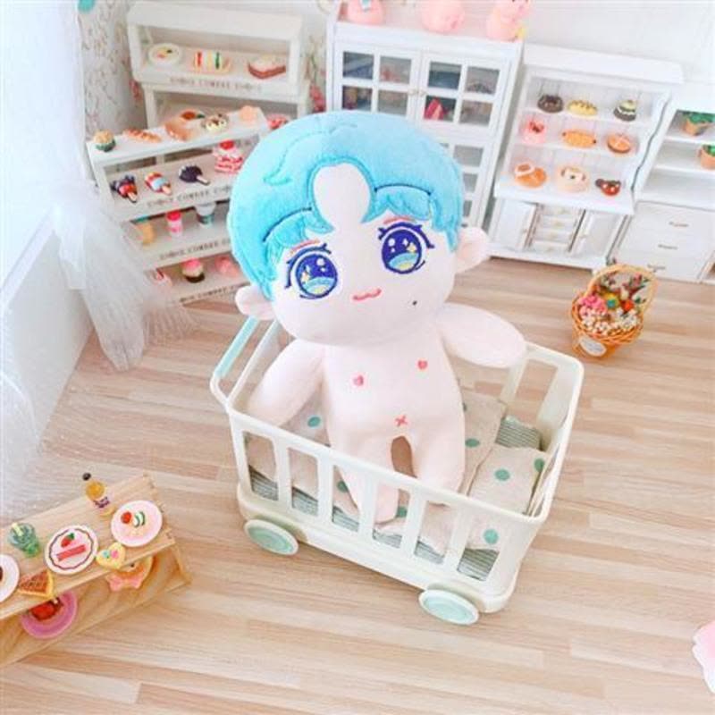 宋亚轩娃娃公仔棉花玩偶20cm娃衣可换套装时代少年团周边生日礼物蓝发亚