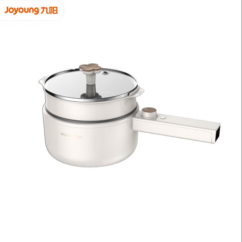 九阳(Joyoung)电煮锅HG16-G169小型便携电火锅家用租房安全速热电涮锅多功能上蒸下煮料理锅 1.6L