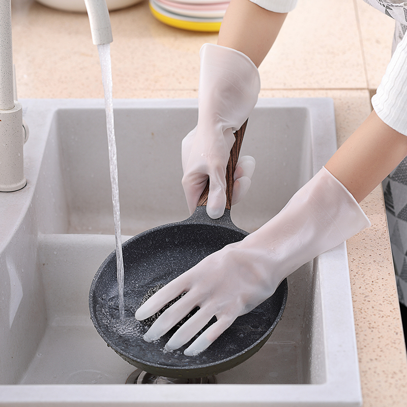 苏宁宜品 PVC家务手套 厨房家用刷碗洗碗手套
