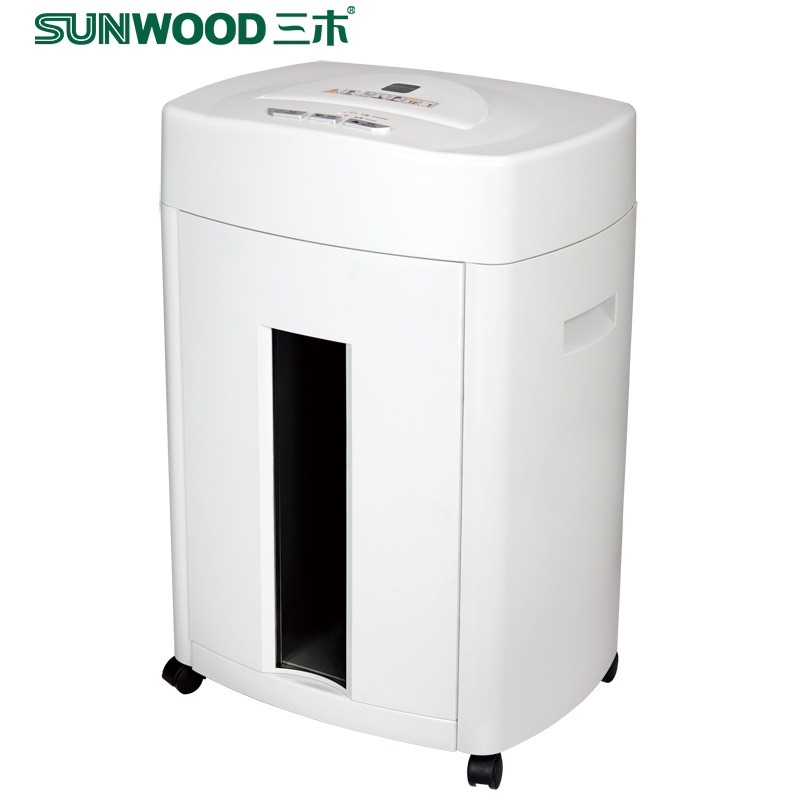三木(SUNWOOD) SD9711碎纸机 4级保密 可碎针卡碎光盘 大功率粉碎机25升容量
