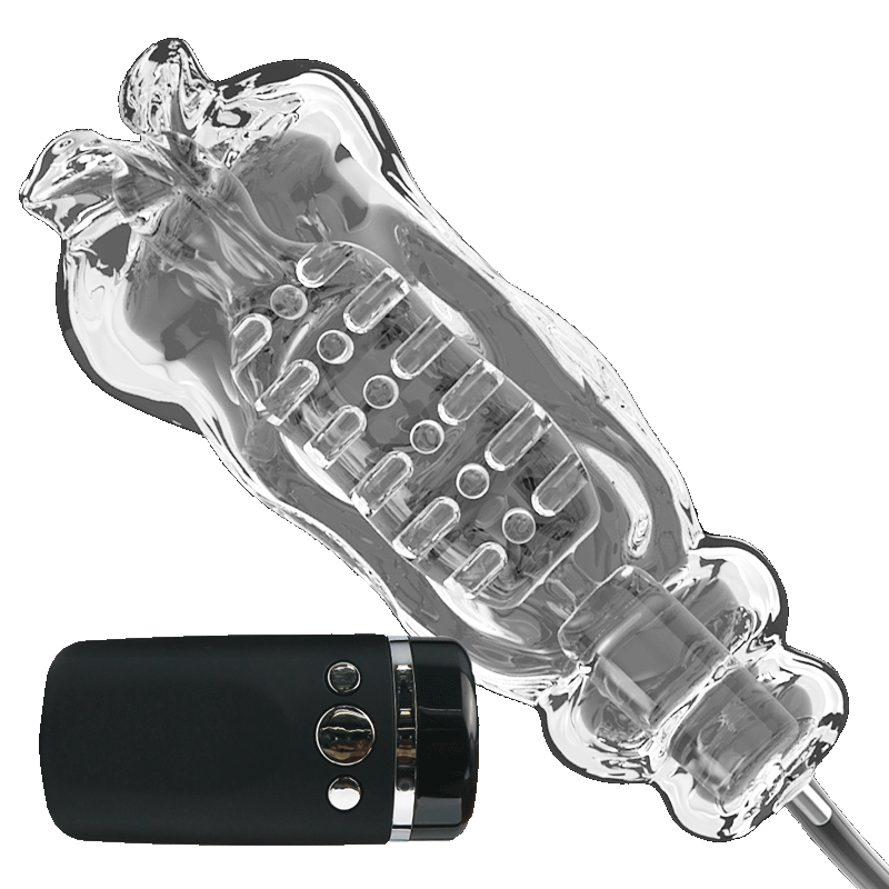 Luoge 罗格 男用飞机杯全自动吸蠕动器 电动夹吸情趣性用品遥控 飞机杯+赠礼品包 黑/透明电池款