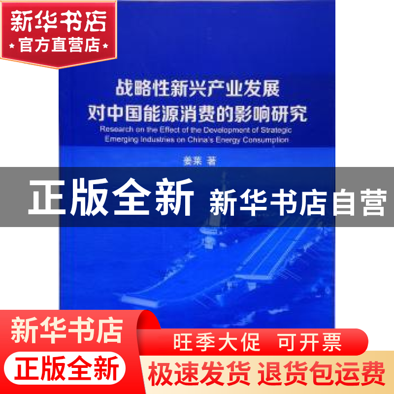 正版 战略性新兴产业发展对中国能源消费的影响研究 姜莱著 经济高清大图