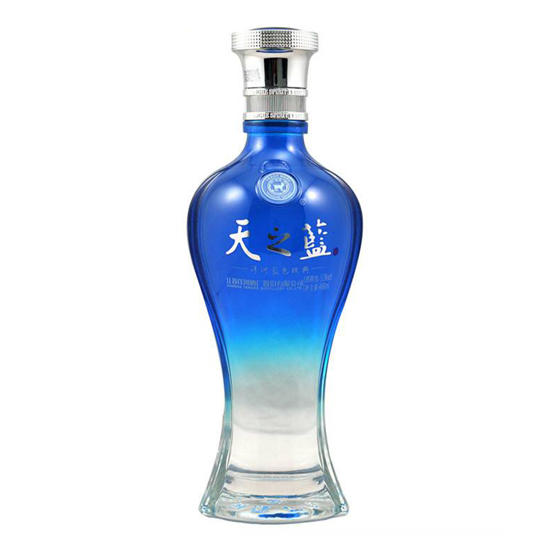 洋河蓝色经典 天之蓝 52度绵柔型白酒480ML(六瓶装)