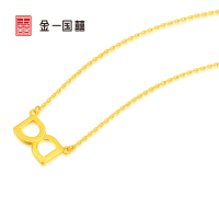 金一国囍足金黄金精品梦嘟嘟款黄金项链时尚套链送女士（计价）ABC024