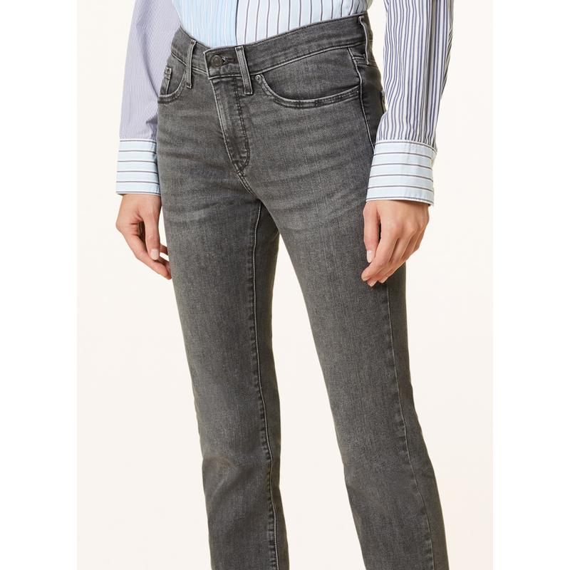 Levi’s女士弹力棉直筒牛仔裤高腰显瘦修身拉链五口袋休闲百搭小脚裤高清大图