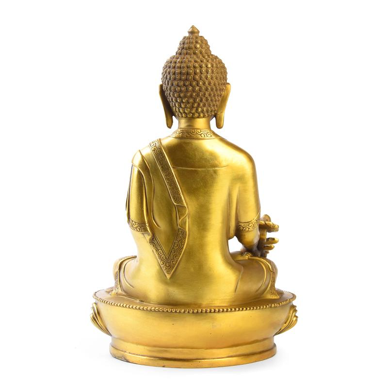 美帮汇药师佛 东方净琉璃药师佛佛像摆件密宗三宝佛三世佛供奉高清大图