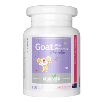 Enervite澳乐维他 山羊乳矿物盐片咀嚼片150粒/瓶 澳洲进口 青少年成人膳食营养补充剂[温和补钙]