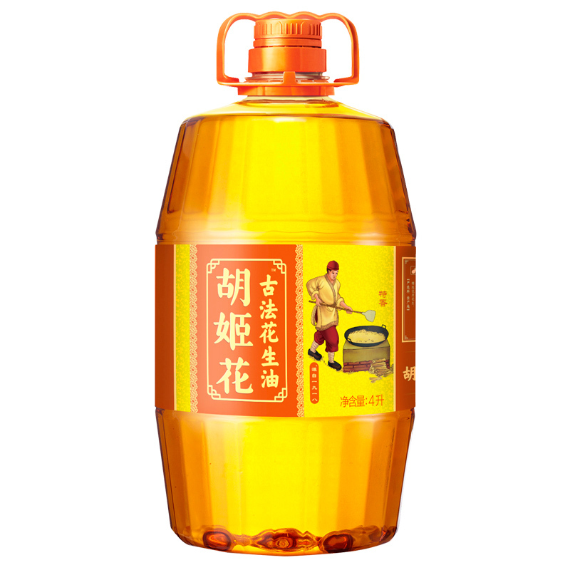 胡姬花古法花生油4L