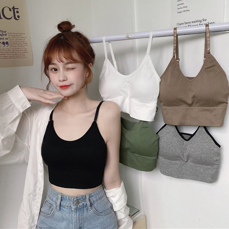 suntek美背小吊带背心女内搭西服夏季打底内衣u型外穿ins超火潮网红露