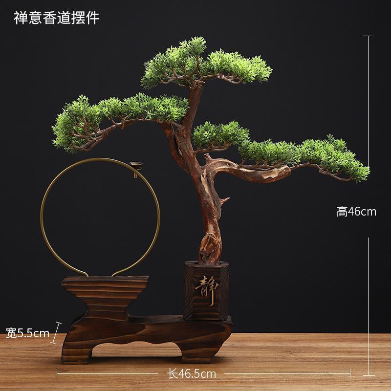 美帮汇新中式仿真禅意小和尚摆件倒流香炉香薰炉创意家居装饰品客厅玄关高清大图