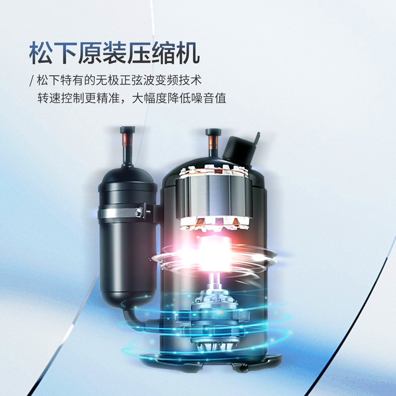松下(Panasonic)3匹直流变频冷暖 家用客厅节能立式空调柜机自清洁 20倍纳诺怡空气净化除菌 NJ72F330高清大图