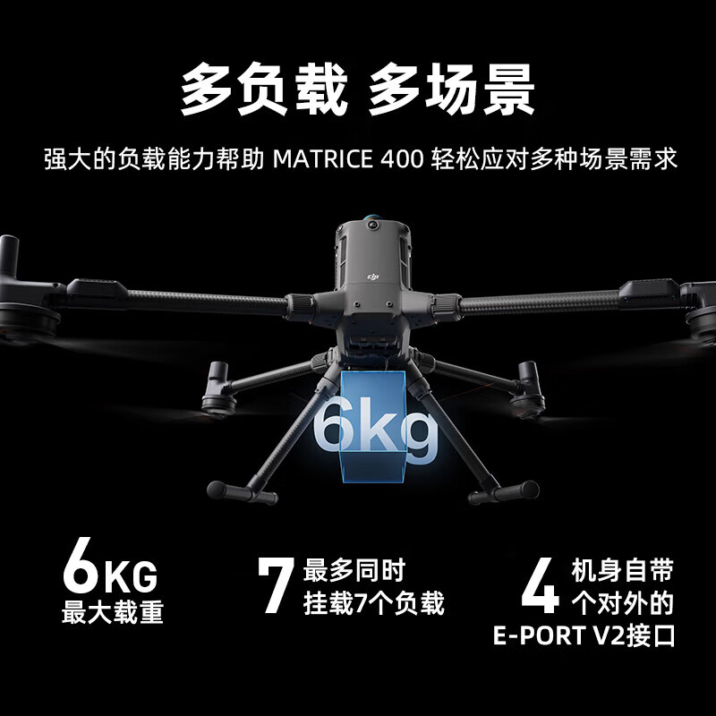 大疆(DJI)经纬m400无人机RTK免像控全画幅相机 Matrice400无忧旗舰版+禅思P1+大疆智图旗舰版 提货卡高清大图