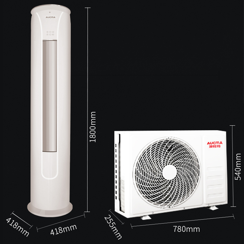 澳柯玛3匹新1级能效变频空调圆柜机 家用冷暖柜机KFR-72LW/BpB125-FY1