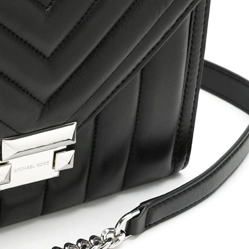 【直营】Michael Kors 迈克·科尔斯 黑色女士斜挎包 女 30F8SXIL3T-BLACK