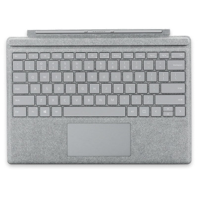 微软（Microsoft）Surface Pro 特制版专业键盘盖 机械键盘（亮铂金）轻薄防摔