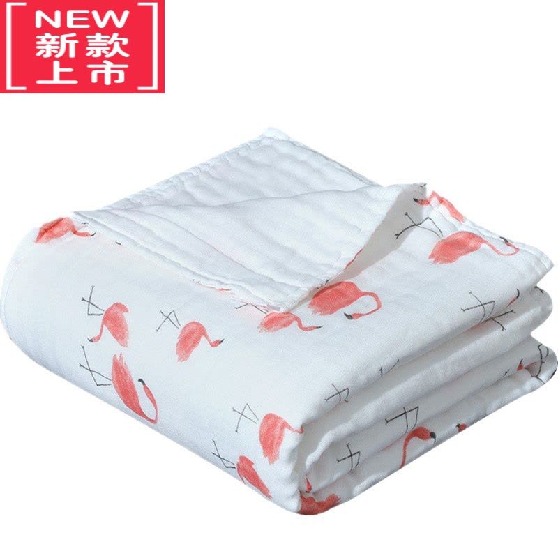 可莉允宝宝包裹巾双层纱布浴巾婴幼儿盖毯包巾被子儿童大毛巾夏薄款图片