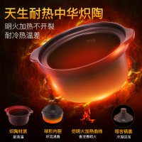 格立高(Geligao)高GLG-D1501电炖锅养生煲家用煮粥神器陶瓷全自动砂锅BB煲2-6人煲汤锅