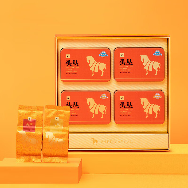 八马茶业(BAMA TEA) 潮州高端头丛单丛组合装192g AD167高清大图
