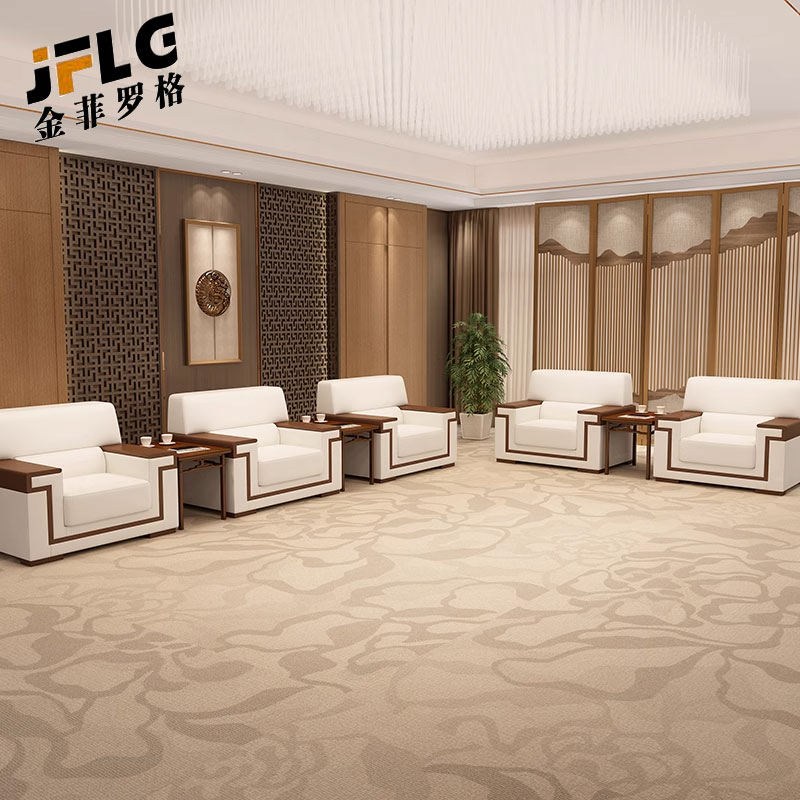 金菲罗格贵宾新中式西皮单沙发单人位高清大图