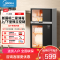 美的(Midea)消毒柜家用厨房餐具碗筷茶杯消烘一体77L高温二星级消毒上下双门独立控制小型立柜G80