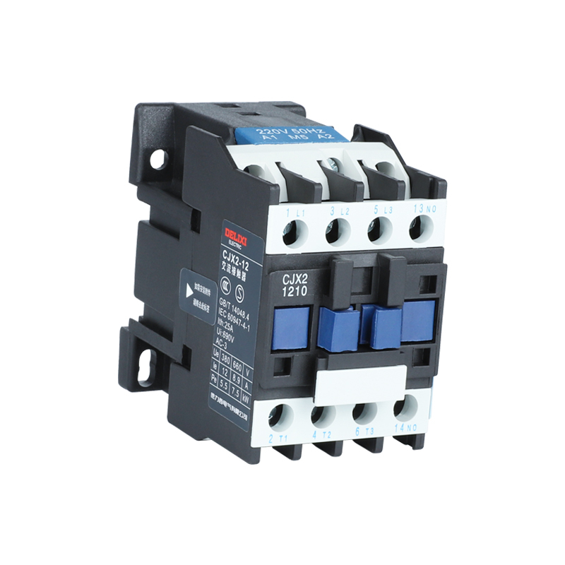 德力西单相交流接触器CJX2-1210一常开家用接触器12A 电压380V