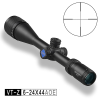 发现者瞄准镜 VT-Z 6-24X44AOE 25.4MM管径、金属丝密点分化、拉伸锁定、带翻盖 瞄准器 十字瞄准镜 燕尾低窄夹具