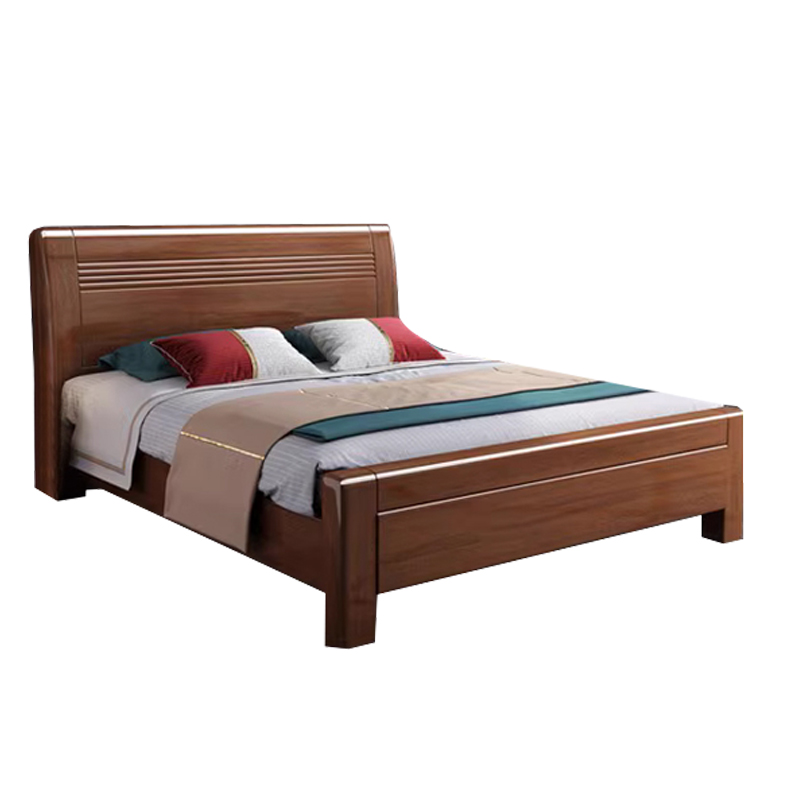 翼澜 实木床 120cm 张高清大图