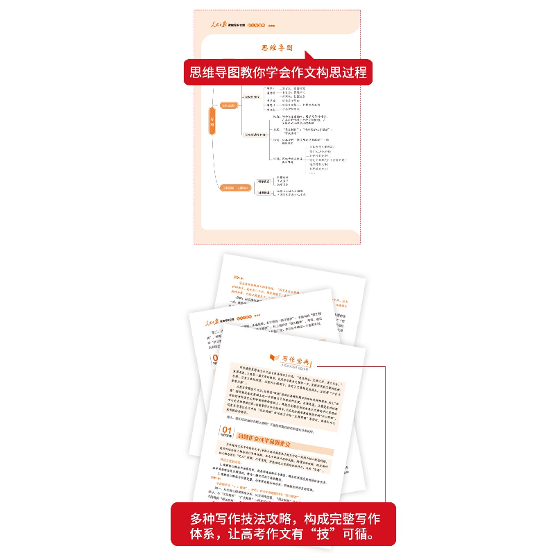 正版新书]2022版人民日报教你写好文章 高考作文热点与素材(高高清大图