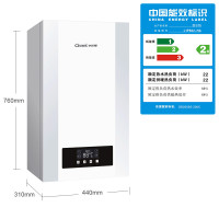 创尔特(Chant) 燃气壁挂炉天然气地暖采暖沐浴两用天然气采暖炉24KW (100-150平方适用)