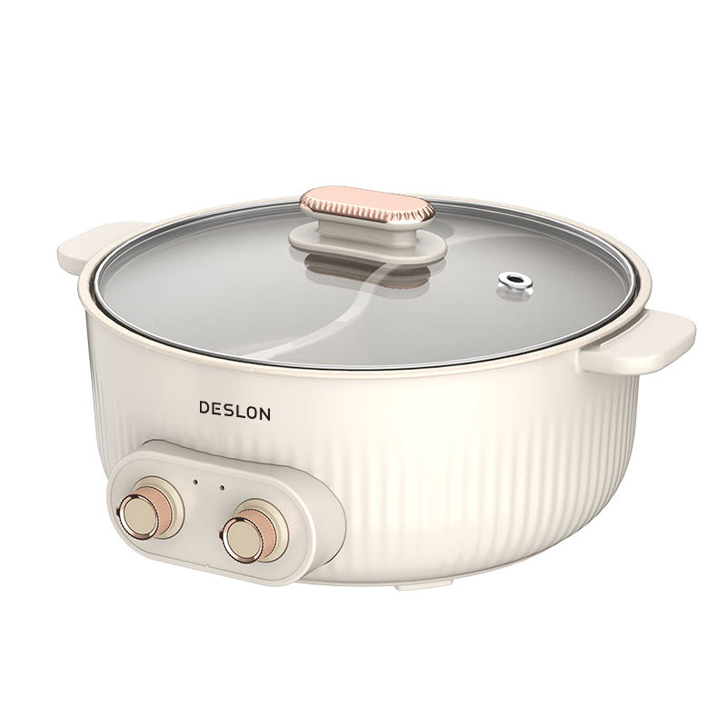 德世朗(DESLON)居家聚餐大容量多功能鸳鸯电火锅 106DDQ-HG118高清大图