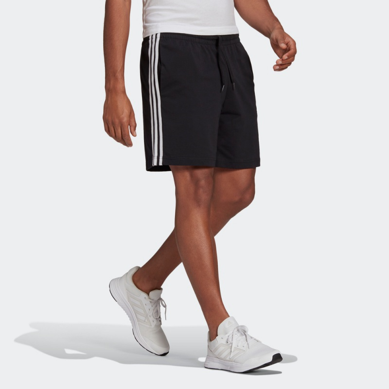 阿迪达斯(adidas)短裤男 23夏季新款运动休闲裤健身训练快干透气宽松耐磨五分裤 GK9988-黑色