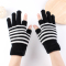 半指手套男女士保暖毛线漏二指学生写字工作骑行车露手指头秋冬季